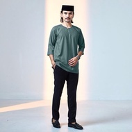 SULAIMAN HERITAGE KURTA 2 - 3/ 4 SLEEVE (THREE-SIDED SLEEVES) Kurta Lelaki Kurta 3/4 Sleeve Kurta Pl