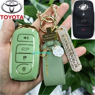 Toyota NEW ATIVA MYVI ALZA FACELIFT 2024 Car Key Cover Sarung Kunci Remote Casing Case Accessories G