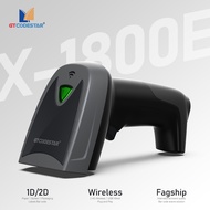 GTCODESTAR X-1800E 1D 2D Barcode Scanning Gun 2D Bluetooth Barcode Scanner Wireless Barcode Reader Q