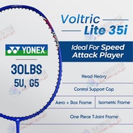 [w/ Free Grip and String] Original Yonex Voltric Lite 35i Badminton Racquet (Blue) Attacking Player