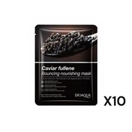 全城熱賣 - BIOAOUA- 滋潤 保濕 補水 潤膚 Caviar Fullerene魚子醬富勒烯Face Mask面膜 25g x10