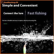 FTY  20Pcs Steel Wire Fishing Leaders with Swivel Anti Bite 15/20/30CM Fishing Accessory N