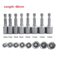 <hund> 6-13mm  Socket Magnetic Nut Screwdriver 1/4" Hex Shank Electric Drill Bit