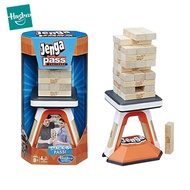 Bản gốc Hasbro Jenga Pass Challenge Board Game Khối gỗ Trò chơi xếp chồng cho trẻ em Đồ chơi giáo dụ