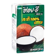 [ส่งฟรี!!!] อร่อยดี กะทิ 100% 250 มิลลิลิตร x 6 กล่องAroy-D Coconut Milk 250 ml x 6 Boxes