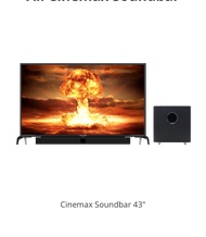 Polytron LED TV 39 inch 40B150 Soundbar Subwoofer - PLD40B150