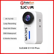 SJCAM C110 / C110+ pocket 4K action camera with Six gyro EIS bundle