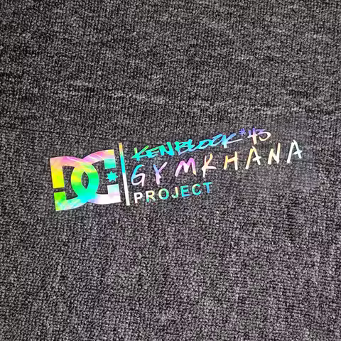 Car Stickers DC Ken Block #43 GYMKHANA Project Reflective Decoration For Window Windshield Trunk Bum