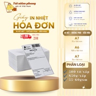 THERMAL PRINTING PAPER FOR INVOICE PRINTING - FAST, SHARP, DURABLE STAMP PRINTING | CHEAP SEALED BAG