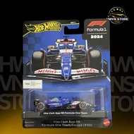 Hotwheels Premium F1 Visa Cash APP RB (30) blue model car