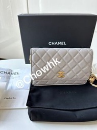 全新CHANEL 金球WOC-灰色 (購自海港城專門店)