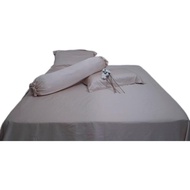 GG2 Deep Grey (Shēn huīsè) 100% Cotton Bedsheet Set by LC Homes