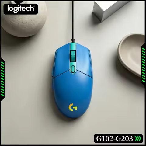 Logitech G102 Wired Gaming Mouse, 16.8 Million RGB Hues, 20M Click Durability, High-Speed Response