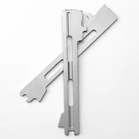 2pcs Stainless Steel OTF Knife Slider OTF Disassembled Spring Switch Accessories for Microtech Ultra