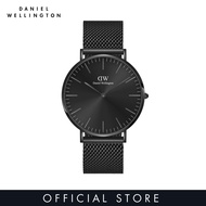 Daniel Wellington Classic 40mm Ashfield BLack Onyx Dial Watch for men - Stainless Steel watch strap - DW official - Men's watch - Male watch - Black dial - Authentic