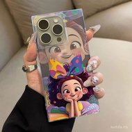 Cute Girl Creative Cartoon Fashion Phone Case Suitable for iPhone 13promax 14promax 13 14 15 16 pro 