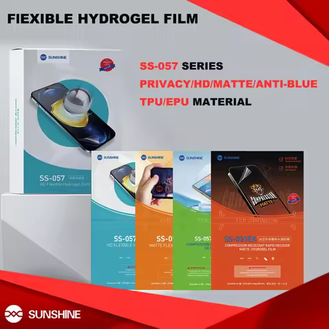 Sunshine SS-057RK EPU Flexible Hydrogel Film Mobile Phone Screen Protective Film SS-057 SS-057A SS-0