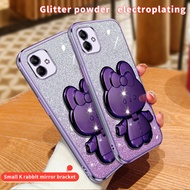 For Samsung Galaxy A04 Case Shockproof Electroplated Back Cover For Samsung A04 Stand Phone Casing