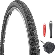 MEGHNA 1 x 700 x 42C Bicycle Tyre Cover with 1 x Inner Tubes ETRTO 44-622 Bicycle Replacement Tyre C