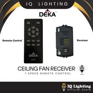 DEKA Ceiling Fan 7 Speed Remote Control and PCB Board (DC7)(for DC Motor Ceiling Fan)