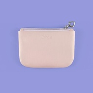 雙面拼色 防水零錢包 卡包 粉色/粉紫