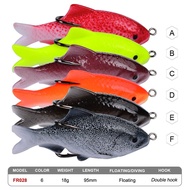 Lure Fake Bait PROBEROS9.5cm Fake Bait 6PC Lure Bait 18g Thunder Frog Bait Black Fish All-in-One Bai