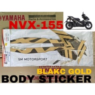 YAMAHA NVX-155 SCOOTER BODY STICKER STRIPE YAMAHA 100% ORIGINAL HLY