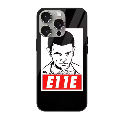 E11E Eleven Case For Iphone 16 Plus 15 14 13 12 Pro Max 11 Tempered Glass Cover Stranger Thing Stran