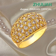 Zhulian (RG5091) 24K Saduran Gold Ring. Zhulian 24K Gold Plated Ring.