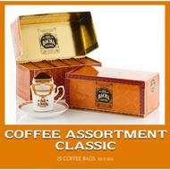 Bacha Coffee - Classic Assortment (25 coffee bags)