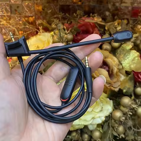 Used QC35 Boom Microphone with Mute Switch Compatible for Bose QuietComfort 35 II