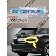 ORIGINAL TOYOTA LEXUS CT200 ZWA10 REAR BONNET EMBLEM CT200H LOGO. MARK " CT200H "