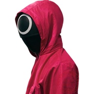 Squid Game Squid Game Mask Li Zhengzai cos Collision Red Soldier Clothes Guard Props npc Staff