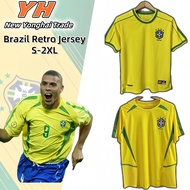 < YH > High-Quality Football Jersey, Brazil Jersey, Breathable Quick-Drying, Retro Style