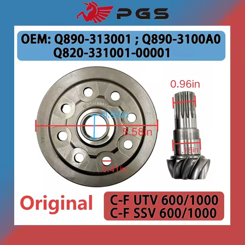 Original BEVEL GEAR ASSY, FRONT GEAR CASE For CF UTV 600/1000 SSV 600/1000 Q890-313001 Q820-331001-0