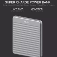 PowerBank Eloop E63 PD 100W with capacity 20000mAh Battery Pack PowerBank Orsen by Eloop