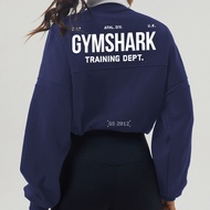 Gymshark Shark 2025 Early Spring Sweater Half Zipper Jacket Drawstring Running Training Loose Long S