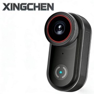 XINGCHEN 4K Magnetic Thumb Action Camera Wearable Mini Cam 1.47" Screen, 4K30FPS/2K60FPS, IP65 Water