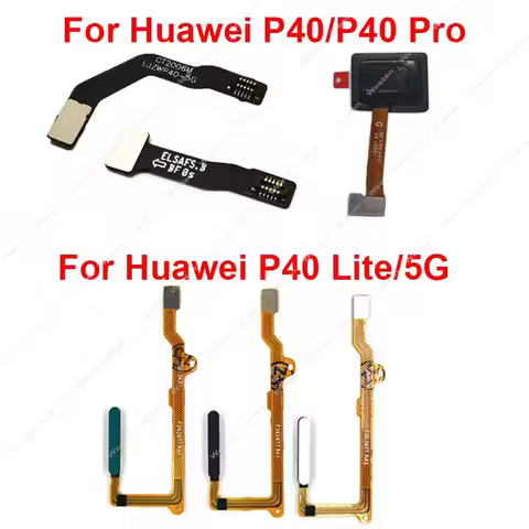 Power Button Fingerprint Sensor For Huawei P40 P40 Pro P40 Lite 5G Touch ID Home Return Button Key S