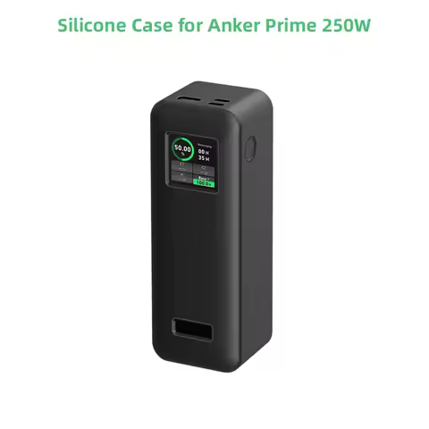Silicone Case Bags for Anker Prime 250W Power Bank 27650mAh 250W Protective Cover