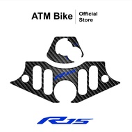 YAMAHA R15 Neck Panel Scratch Protection-Blue R15 R15 Accessories