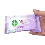 Dettol Wet Wipes Sensitive Wet Wipes 10 sheets Antibacterial