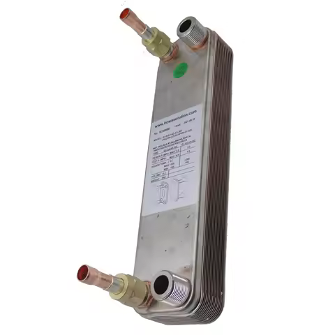 6450kcal Heat Exchanger Kits of Heat Pump Water Heater Matching 3HP AC Compressor Is Used for 24000B