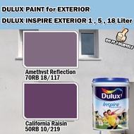 ICI DULUX INSPIRE EXTERIOR PAINT COLLECTION 18 Liter Amethyst Reflection / California Raisin