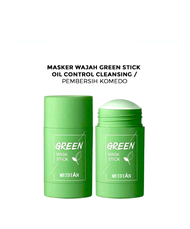 Medan - MEIDIAN Green Tea Mask Cleansing Clay Stick Masker wajah Masker Pembersih komedo/Cleansing Mask