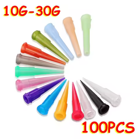 14G-30G Precision Plastic TT Blunt Tapered Tips Luer Lock Syringe Dispenser Needle Tips Wholesale 10