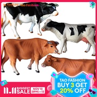 Artificial Animal Toy Model Ornaments Children's Cognition Farm Cow Cattle Cattle Buffalo Muskrine B