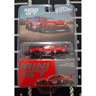 Mini GT | Nissan LB-ER34 Super Silhouette Skyline Black | Nissan LB-ER34 Super Silhouette Red Black.