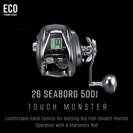 26'DAIWA SEABORG 500J RIGHT-HAND ELECTRIC REEL .
(1 YEAR MALAYSIA WARRANTY)
