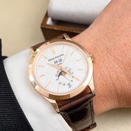 PP.Patekees Philippee Men's Watch Complex Function Timepiece Rose Gold Mechanical Watch 5396R